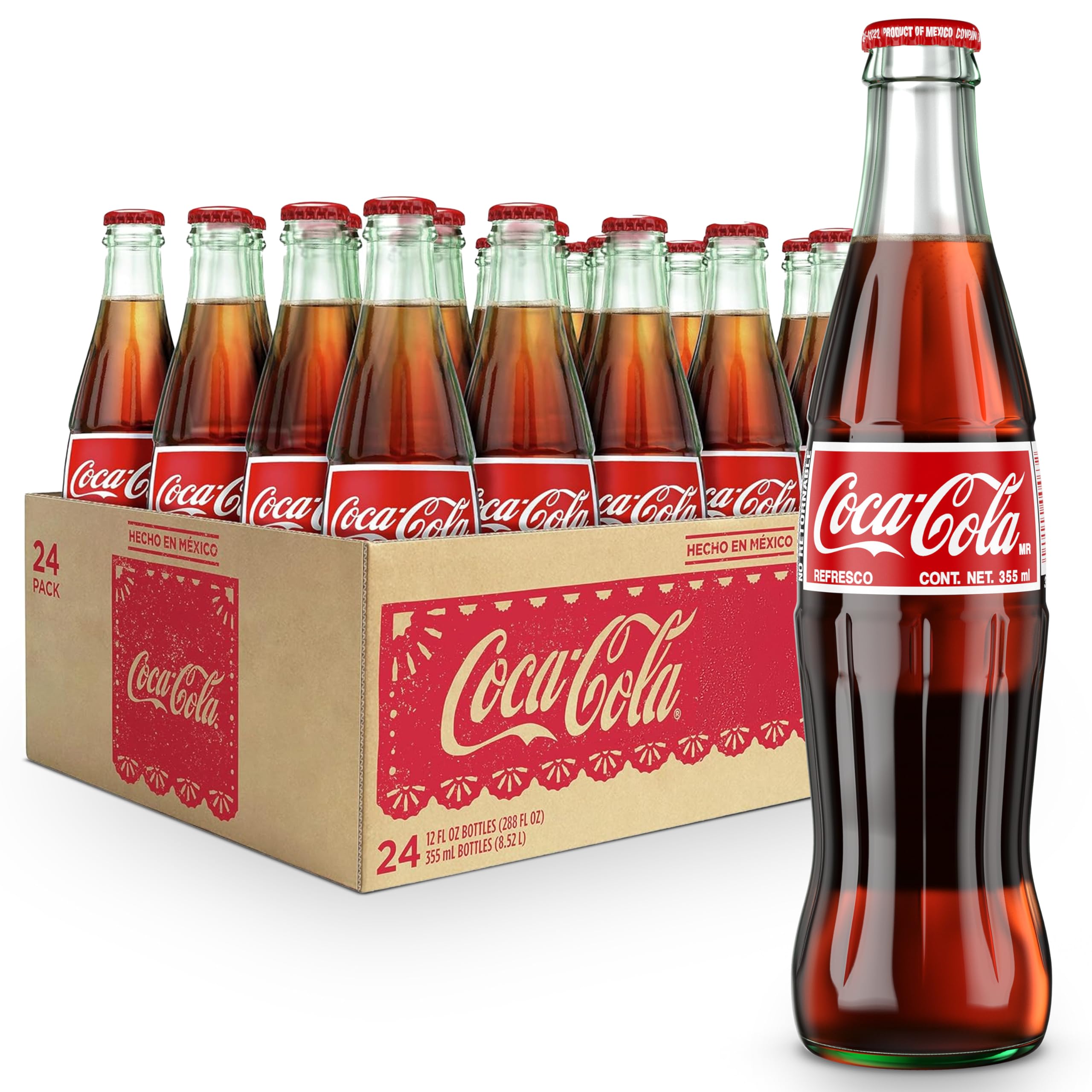Amazon.co.jp: Coca-Cola Mexican Coke Soda Soft Drink, Cane Sugar